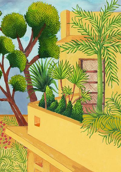 'A Room With A View' Art Print by Sukanya Ayde