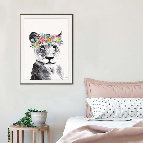 Lioness- Art Print