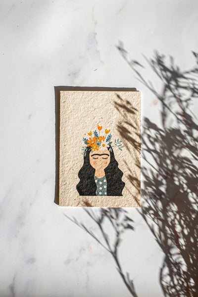 Frida Kahlo - Plantable Card
