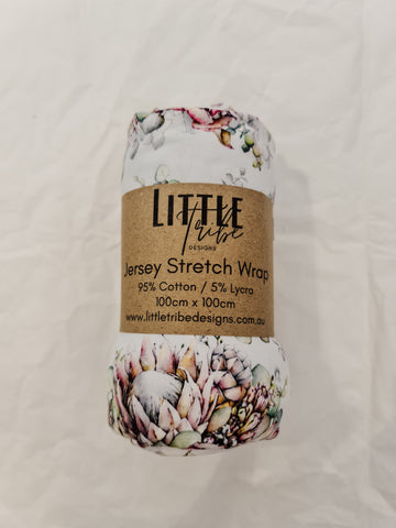 Little Tribe Designs | Jersey Stretch Wrap | Protea