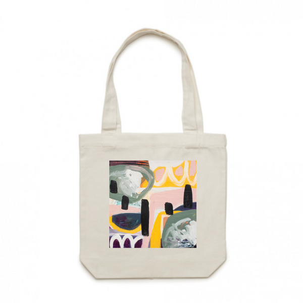 Cotton Tote Bag: Two of a Kind