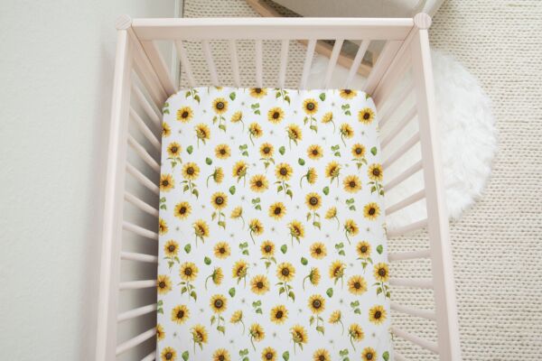 Little Tribe Designs | Fitted Cot Sheet | Sunny Days
