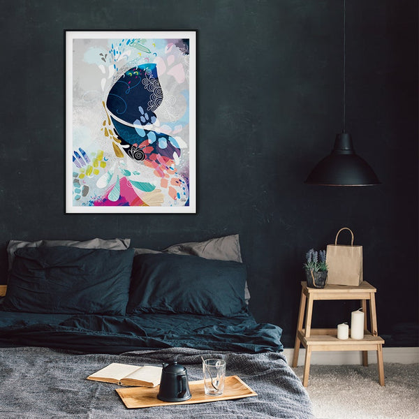 Abstract Butterfly- Art Print