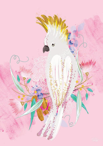 Pink Cockatoo- Art Print
