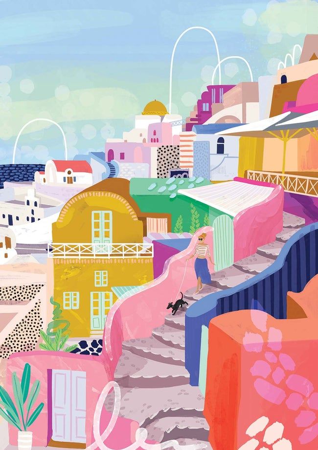 Positano Steps- Art Print