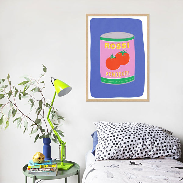 'Rossi Pomodori' Art Print by Nadia Hassan