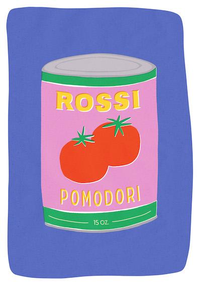 'Rossi Pomodori' Art Print by Nadia Hassan