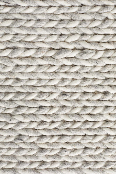 Studio Helena Woven Wool Rug Grey White