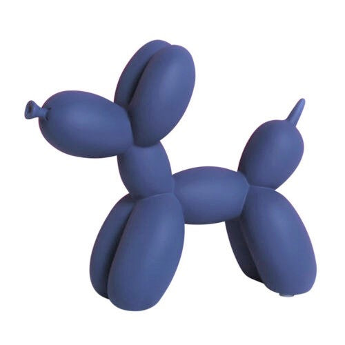 Resin Balloon Dog (Dark Blue)