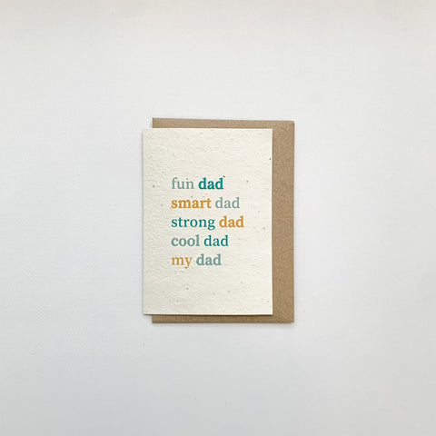 Fun Dad - Plantable Card