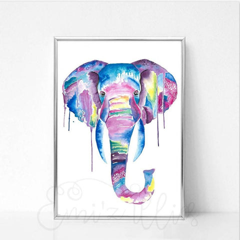 Rainbow Safari- Elephant