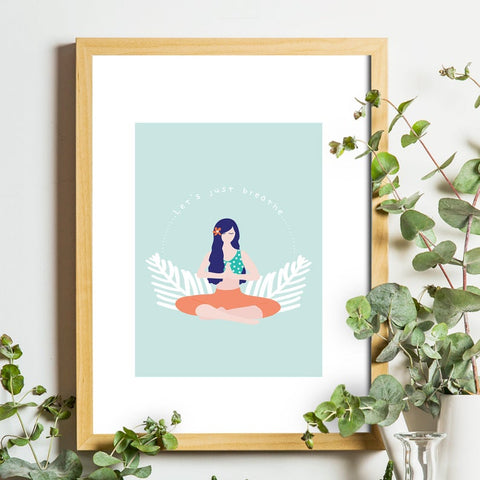 Yoga Girl - A4 Print