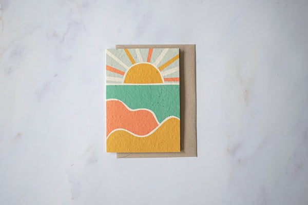 Sunset - Plantable Card