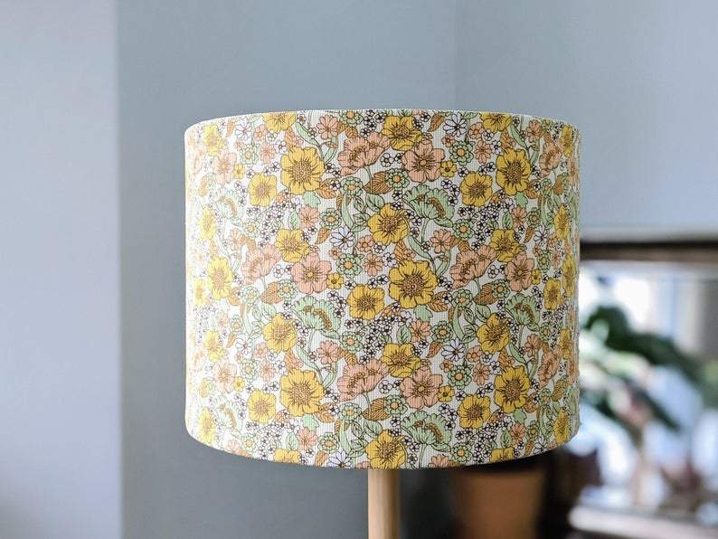 Vintage Floral Lampshade