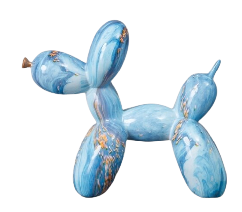 Resin Balloon Dog (Ocean)