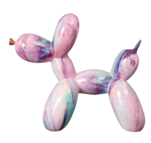 Resin Balloon Dog (Fairy Floss)