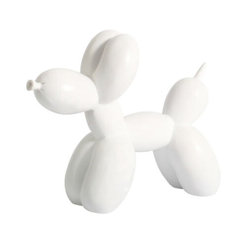Resin Balloon Dog (White)