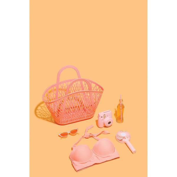 Sun Jellies Betty Basket - Peach